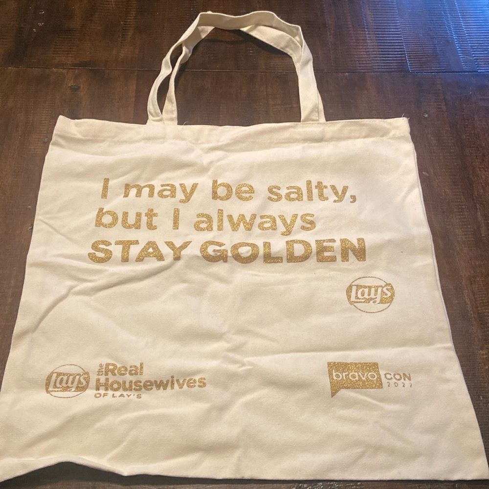 I may be salty, but I always stay Golden! Bravo-con Bag